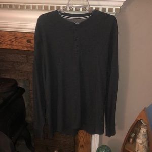 NWOT Men’s long john 3 button shirt